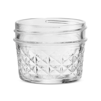 4 oz Quilted Ball Brand Mason Jar - Closeout – Mason Bottle