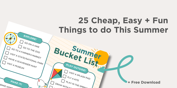 Summer Bucket List (Free Printable!)