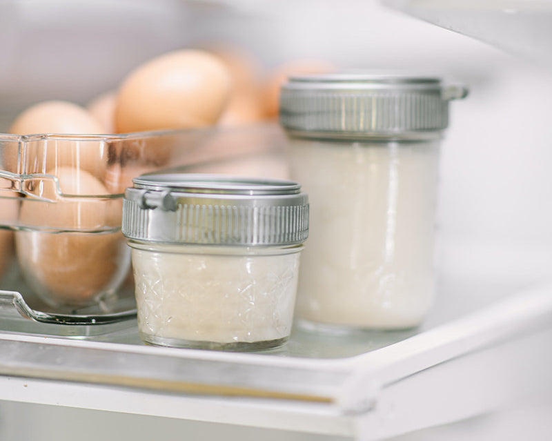 glass bottle milk storage