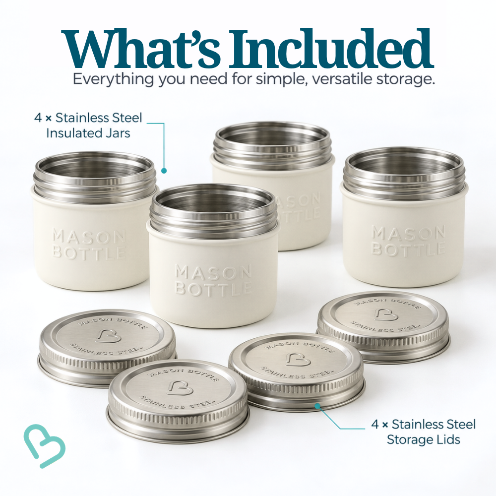 Stainless Steel Insulated Jar Set