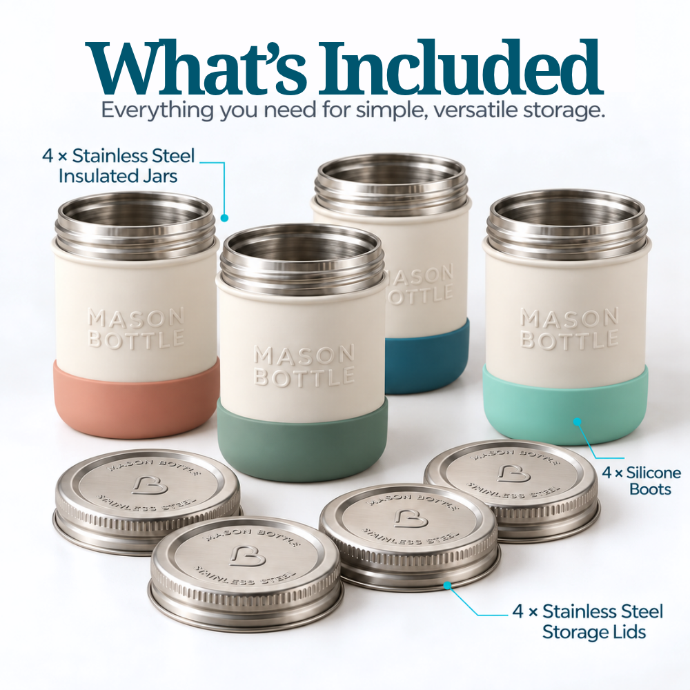 Stainless Steel Insulated Jar Set