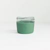 Imperfect-Mason Bottle Silicone Sleeve 4oz Rainforest Green