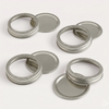 Stainless Steel Ring + Lid, 4 Pack