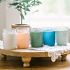 five mason jars with non toxic silicone sleeves