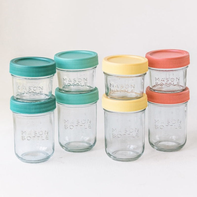 Breastmilk Storage Jar Set – Mason Bottle - Main Image